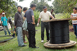 Fibre optic cables are being laid across the country (File photo)