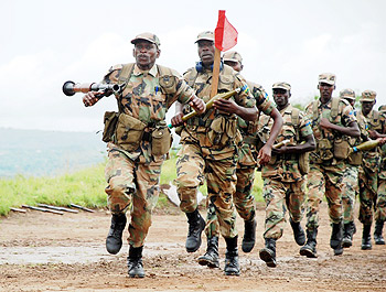 The Peoplesu2019 army. RDF troops in action.