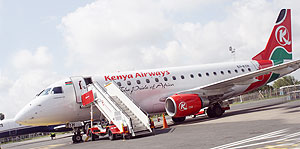 A Kenya Airways plane (File Photo)