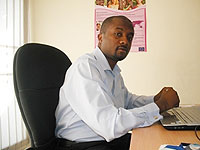 Dr. Gilles Francois Ndayisaba (Photo; I. Mugisha)