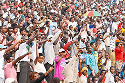 The massive crowd was full of excitement (Photo Adam Scotti)