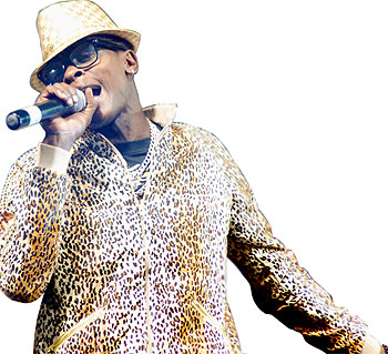 Ugandan singer, Jose Chameleon sings his heart out.