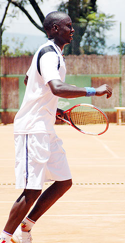 Gasigwa was in top form as he saw off Olivier Nkunda in Sundayu2019s final. (File Photo)