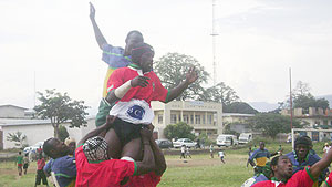 Silverbacks and Burundi players during a past regional tournament.(File Photo)