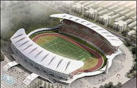 The Lubango stadium hosted several games during the Nations Cup