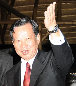 Japanese ambassador to Rwanda Kunio Hatanaka has assured his governmentu2019s support (File Photo)