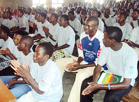 Hundreds of students are attendings solidarity camps that end this Friday (Photo S Nkurunziza)