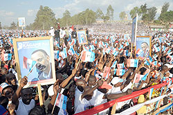RPF supporters were excited to see their candidate (Photo: J. Mbanda)