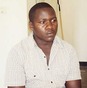  NABBED; Focus Hitimana (Photo;D. Sabiiti)