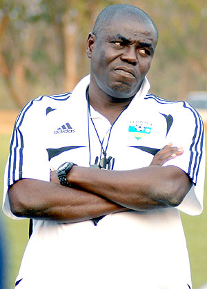 Amavubi Starsu2019 head coach Sellas Tetteh.