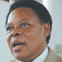 EAC Secretary General, Juma Mwapachu.
