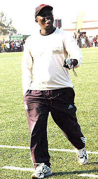 The Primus Cup is helping team like Jean Marie Ntagwabirau2019s (above) SC Kiyovu prepare for the new season.