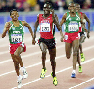 Young Rwandan athletes should attempt to emulate the great Haile Gebrselassie and Paul Tergat.