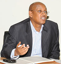 Johnson Kyanga  Chairman of Rwanda security Industry Association ( Photo F. Goodman)