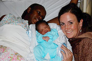 Jocelyn, Peace and new baby at Faisal