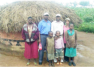 A grass thatched house