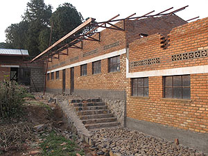 Some of the classrooms constructed in Nyamasheke district after the earthquake two years ago (Photo: S. Nkurunziza)