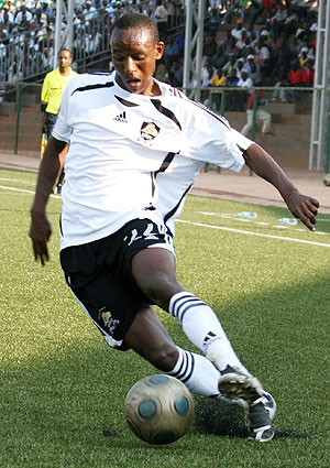 Jean Claude Iranzi is one of those expected to line up for APR  during Sundayu2019s friendly. (Photo. E. Niyonshuti)