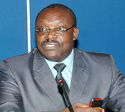 Francois Kanimba governor of BNR (File photo) 