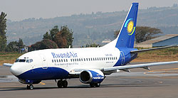 A Rwandair plane (File Photo)