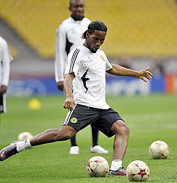 Drogba in the provisional squad after the Ivorian FA sent an invitation to him but he snubbed the call to concetrate on playing for Chelsea.