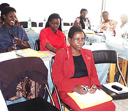 A section of nurses who attended the TRACplus organised workshop on TRACnet. (Photo: D. Nzigiyimana)