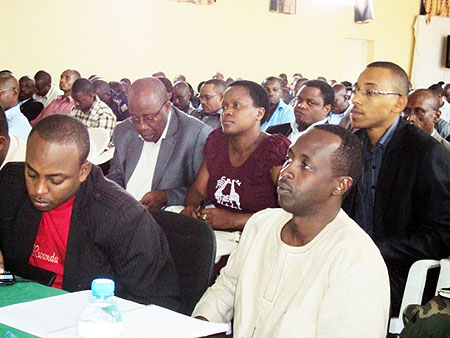A cross section of Southern Province local leaders attending the meeting (Photo: D. Sabiiti)
