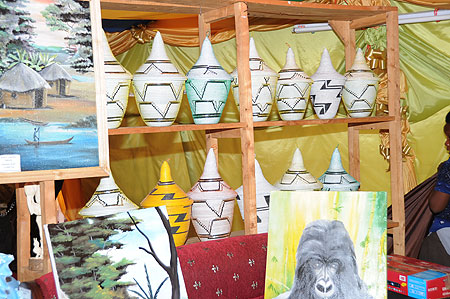 Go Get It. Beautiful Rwandan baskets and art pieces available in EXPO.