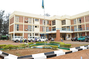 TO GIVE WAY; Nyarugenge District Headquarters (Photo; F. Goodman)