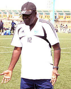 WHAT NEXT: Amavubi head coach Tetteh needs to find a new formular ahead of the Benin qualifier. (Photo E. Niyonshuti)