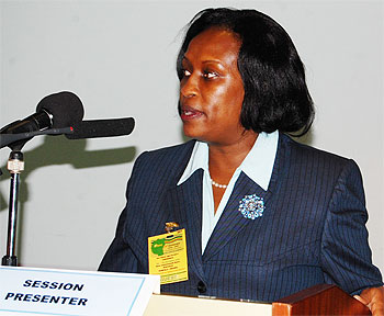 Beatrice Kiraso, the EAC Deputy Secretary General In charge of Political Federation.