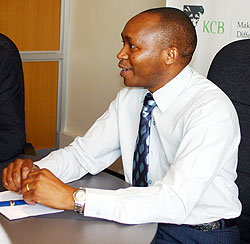 Maurice Toroitich the Managing Director of KCB Rwanda