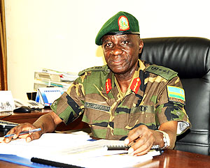 Maj. Gen. Paul Rwarakabije, a commissioner in the Rwanda Demobilisation and Reintegration Commission (RDRC)