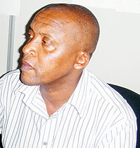 Denis Nkundineza the head of traditional medicine department in the Ministry of Health (Photo: E. Mutara)