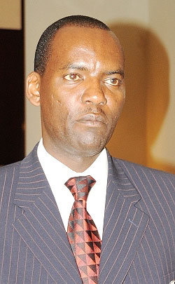 Robert Ssali, the permanent Secretary in the ministry of EAC during an interview yesterday (Photo T.Kisambira)