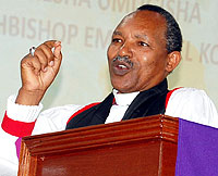 OUT; Rt. Rev Emmanuel Kolini (File photo)