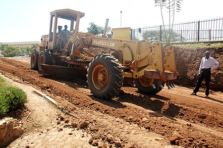 Road construction is going on all over the City.