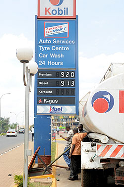 Fuel pump prices of been on the low of late and might get affecteed. (File Photo)