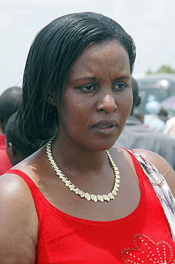 Head of the Gender Monitoring Office, Oda Gasinzigwa