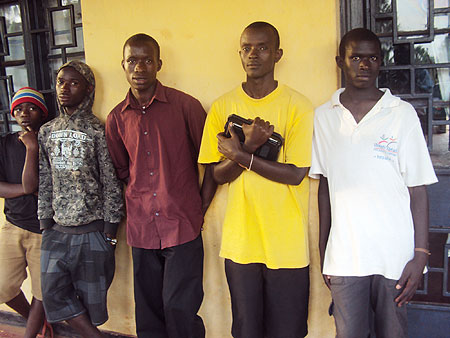 Some of the former street kids at their dormitory (Photo; S. Rwembeho)