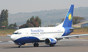 The new RwandAir aircraft (Courtsey Photo)