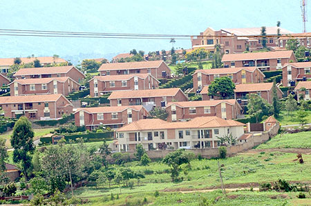 Gacuriro Estate, Kigali. Not many Rwandans can afford to live there.