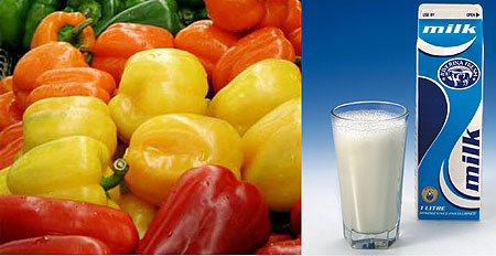 L-R : Hot pepper often irritates the stomach lining (Internet Photo)