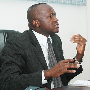 Sports Minister Joseph Habineza expects a lot from Rwanda's athletes in Delhi. (File Photo)