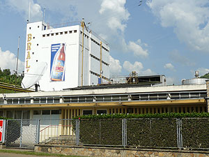 Bralirwau2019s beer plant in Gisenyi (file photo)