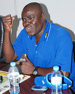 Tetteh has challenged his wasps to rise up to the occasion. Amavubi have to win todayu2019s game to revive their 2012 CAN hopes. (Photo. E. Niyonshuti)