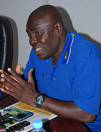 Tetteh is starting to feel the heat that comes with the Amavubi top job. (Photo T. Kisambira)