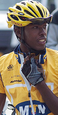 Rwanda's top cyclist Adrien Niyonshuti