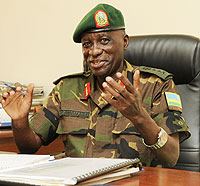 REVEALED; Maj. Gen. Paul Rwarakabije (Photo; T. Kisambira)