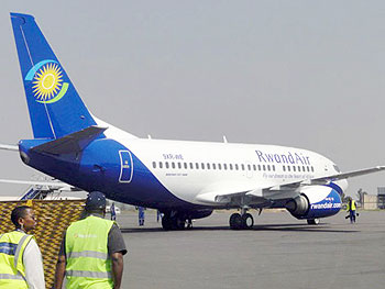 A Rwandair plane